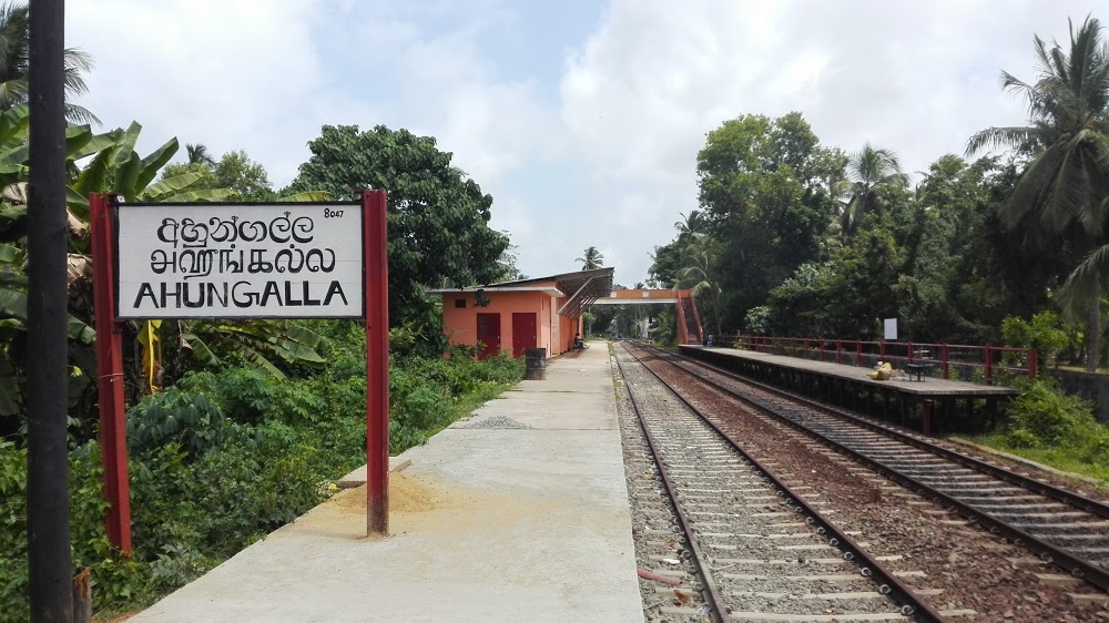 Colombo To Ahungalle Train Route Image